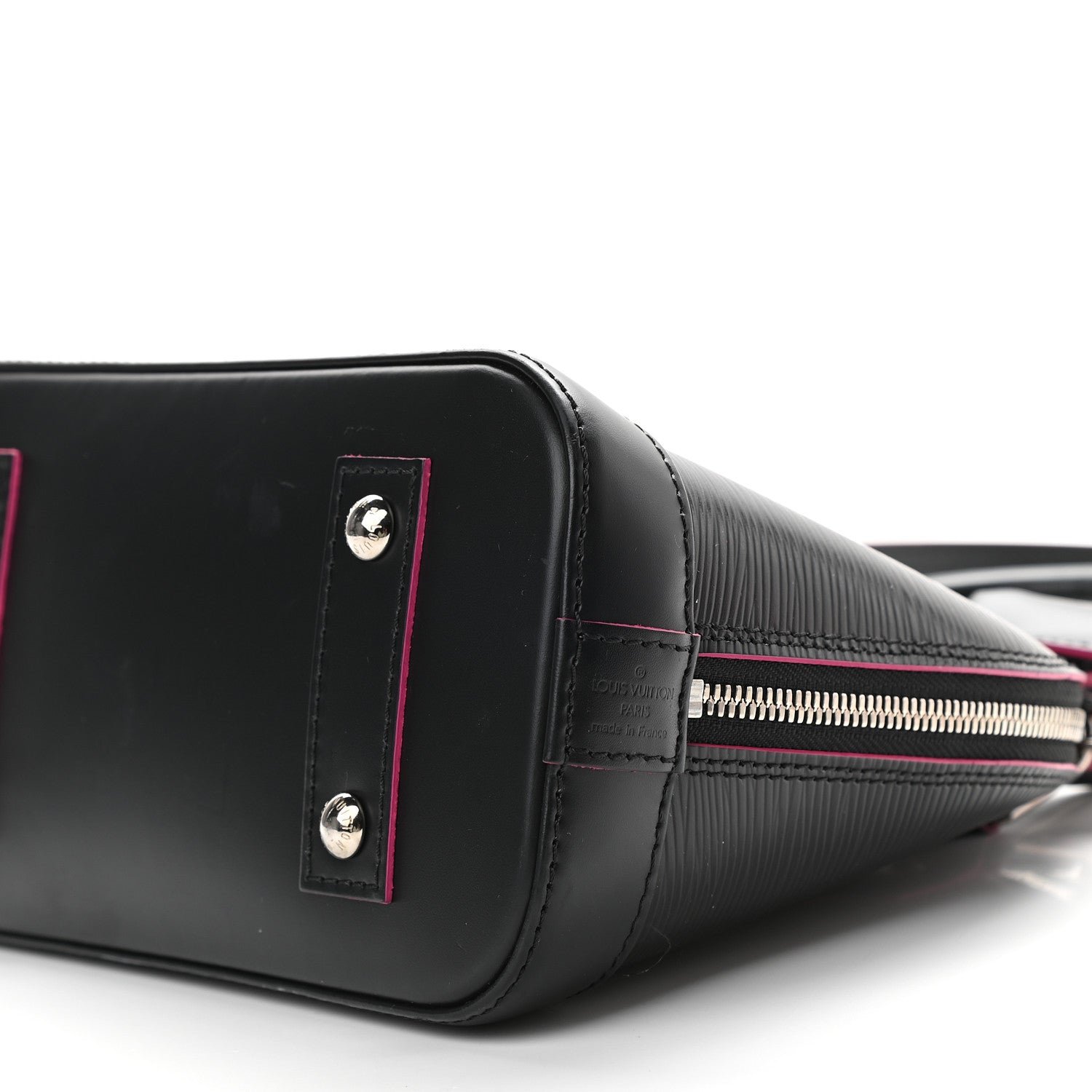 Louis Vuitton Epi Alma BB Black Hot Pink 8 of 8
