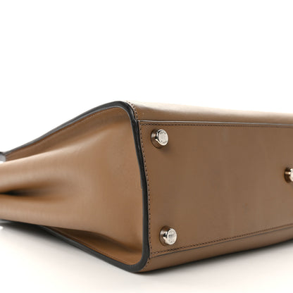 Fendi Vitello Tahiti Burro Large Peekaboo Iconic Essentially Satchel Sand Blueberry 7 of 11