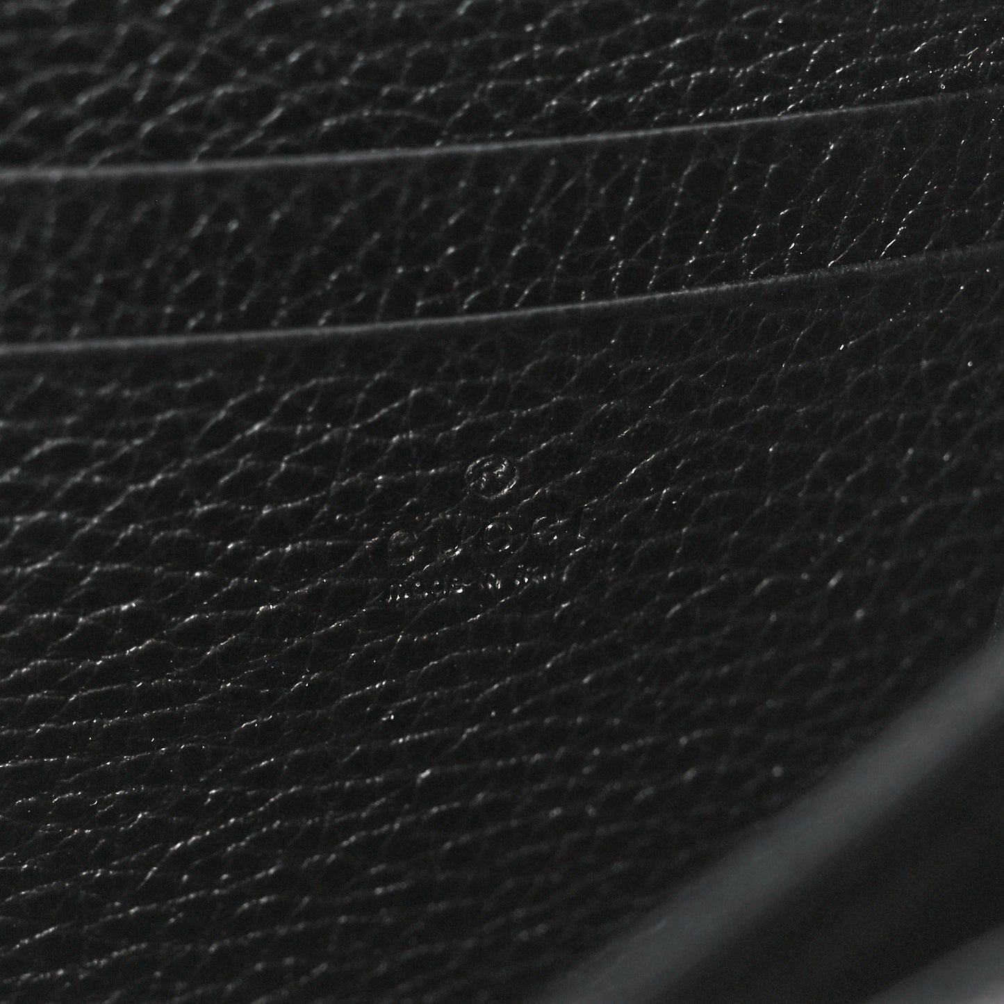 Calfskin Mini Dionysus Chain Wallet Black