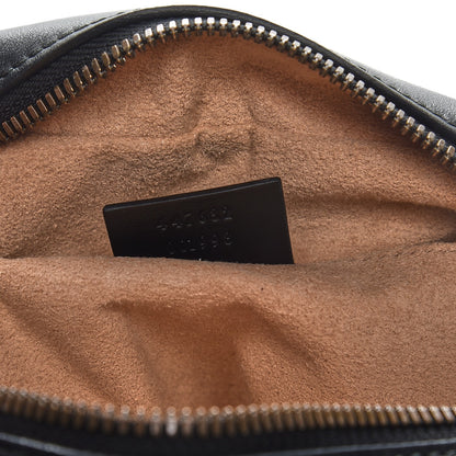 Gucci Calfskin Matelasse Small GG Marmont Chain Shoulder Bag Black 7 of 7