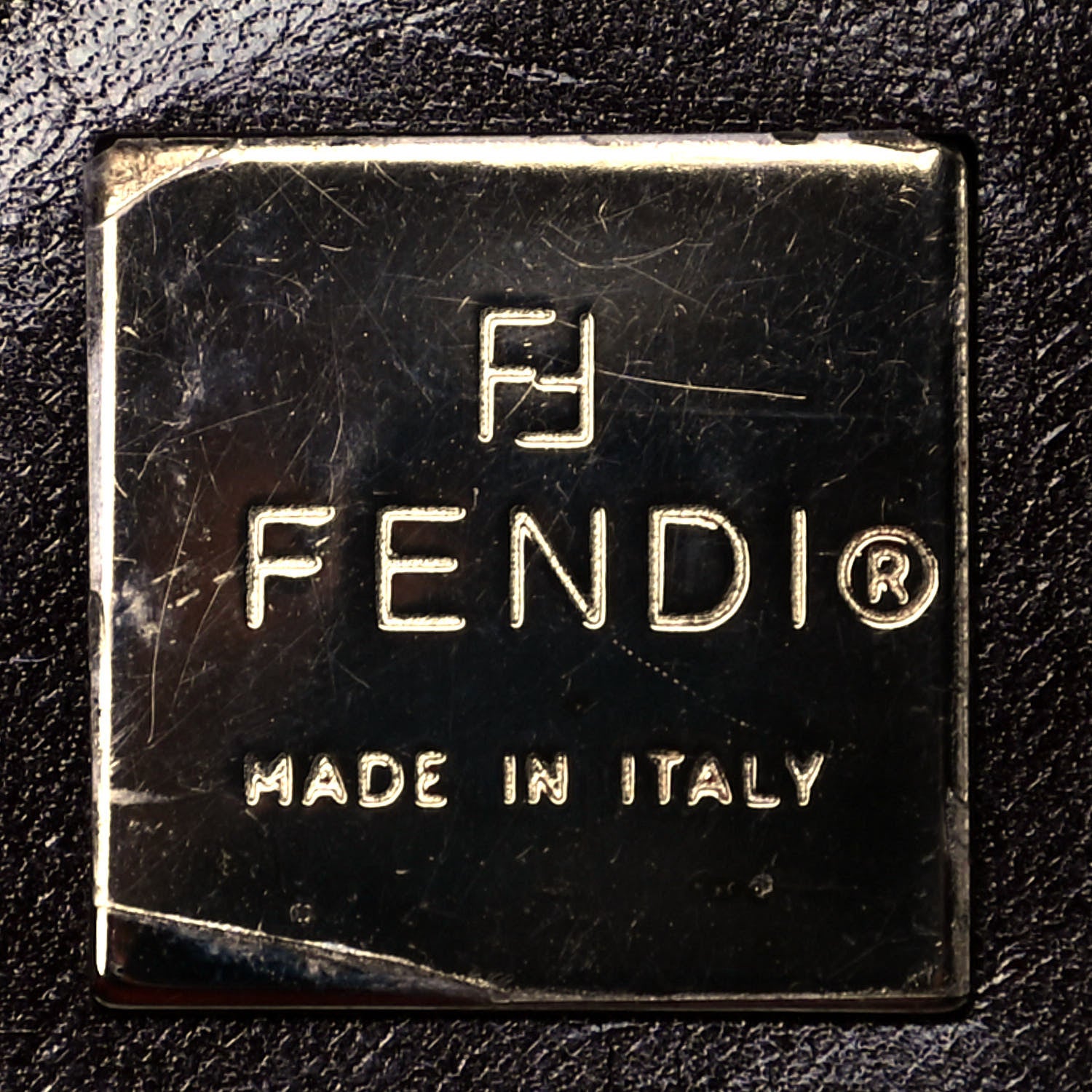 Fendi Suede Shoulder Bag Black 5 of 12