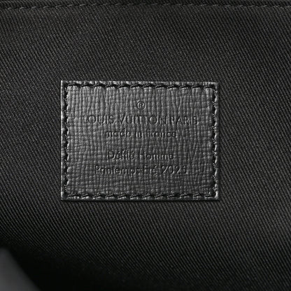 Louis Vuitton Calfskin Shopper Tote MM Black 6 of 9