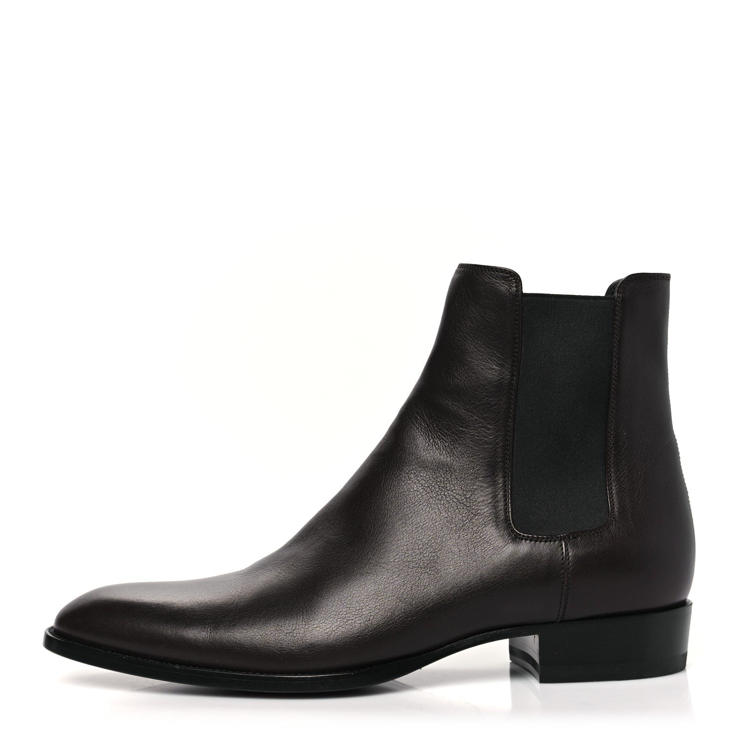 Saint Laurent Calfskin Mens Marrakesh Ankle Boots 43 Ebano 1 of 9