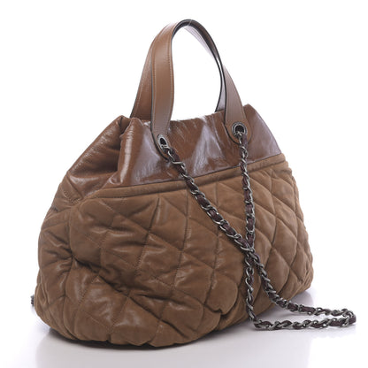 Chanel Iridescent Calfskin Large In The Mix Tote Light Brown 3 of 11