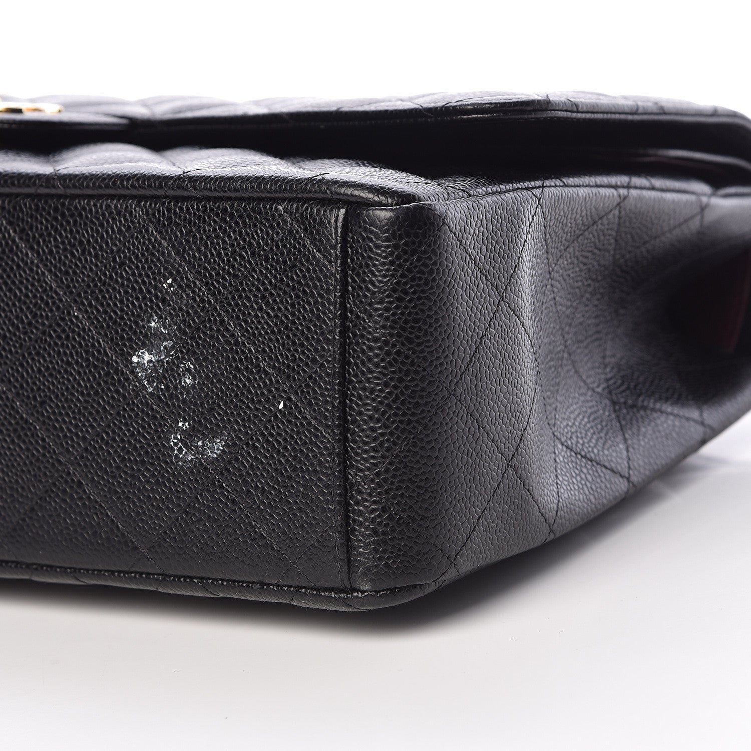 Chanel Caviar Quilted Maxi Double Flap Black 14 of 15