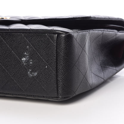 Chanel Caviar Quilted Maxi Double Flap Black 14 of 15