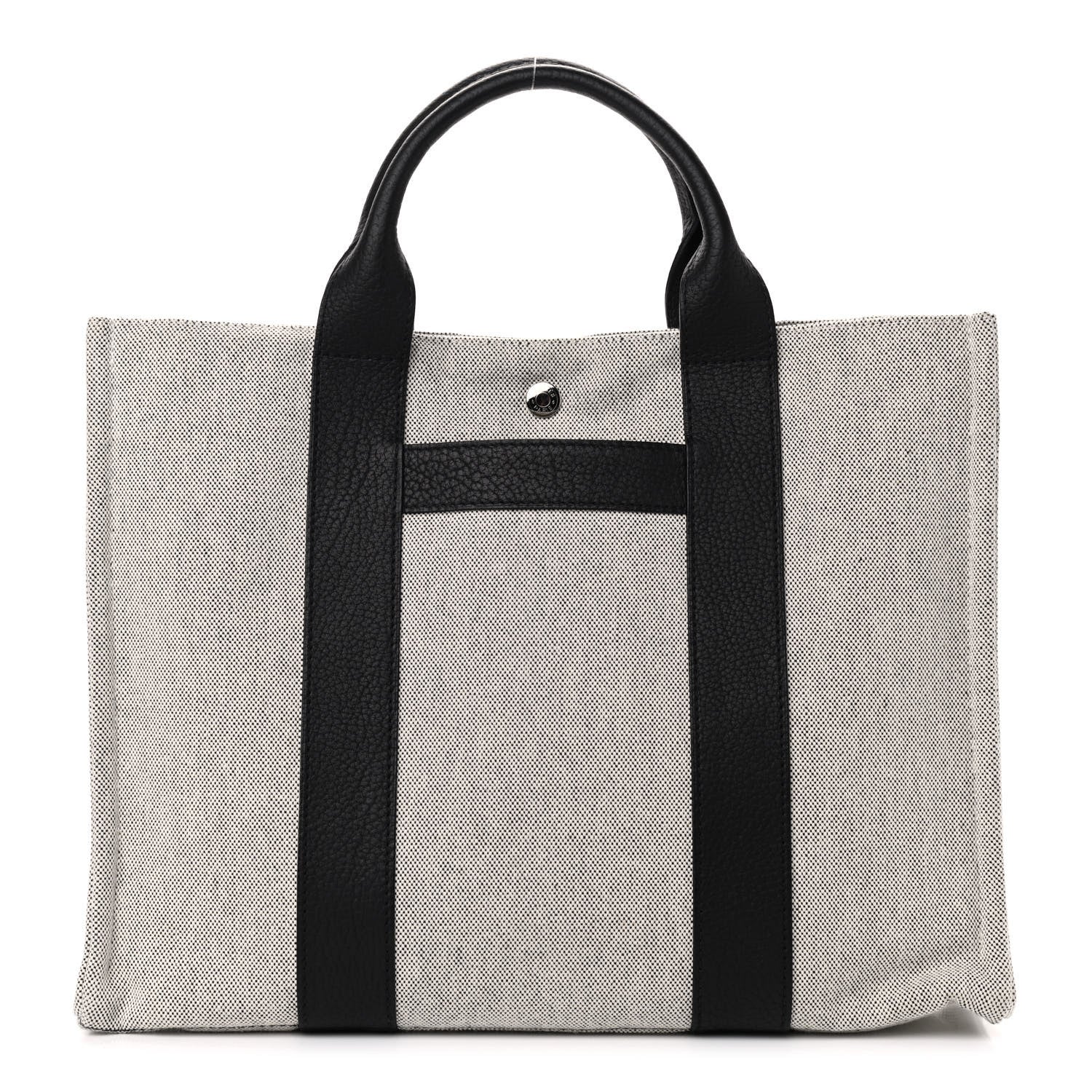 Hermes Buffle Skipper Toile Tote Black 1 of 8