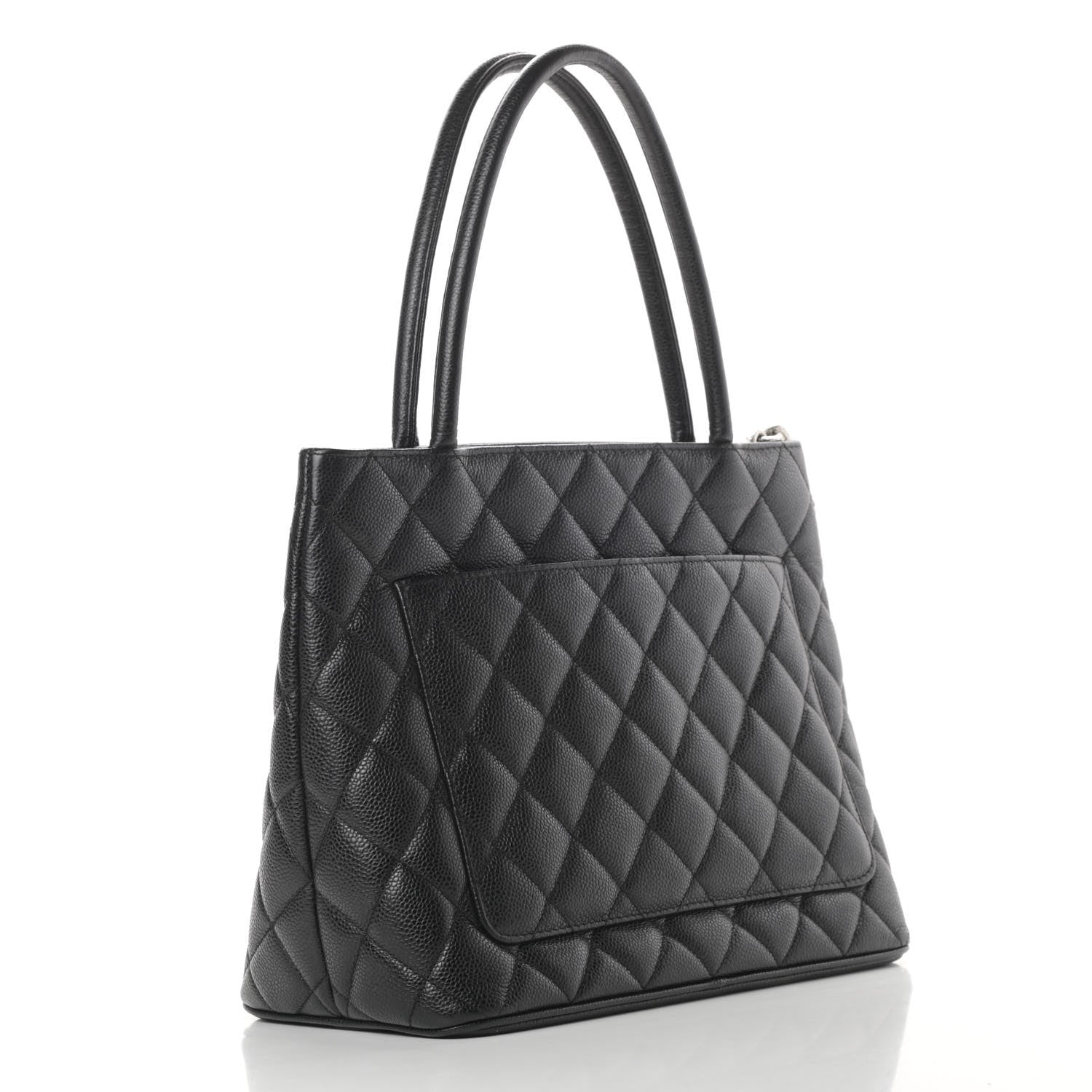 Chanel Caviar Quilted Medallion Tote Black 3 of 10