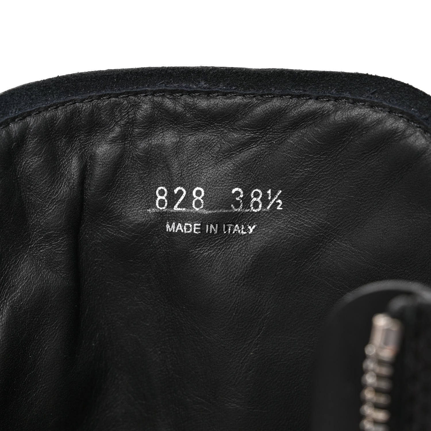 Prada Spazzolato Rois Re-Nylon Metal Triangle Logo Monolith Pouch Pocket 55mm Tall Combat Boots 38.5 Black 7 of 12