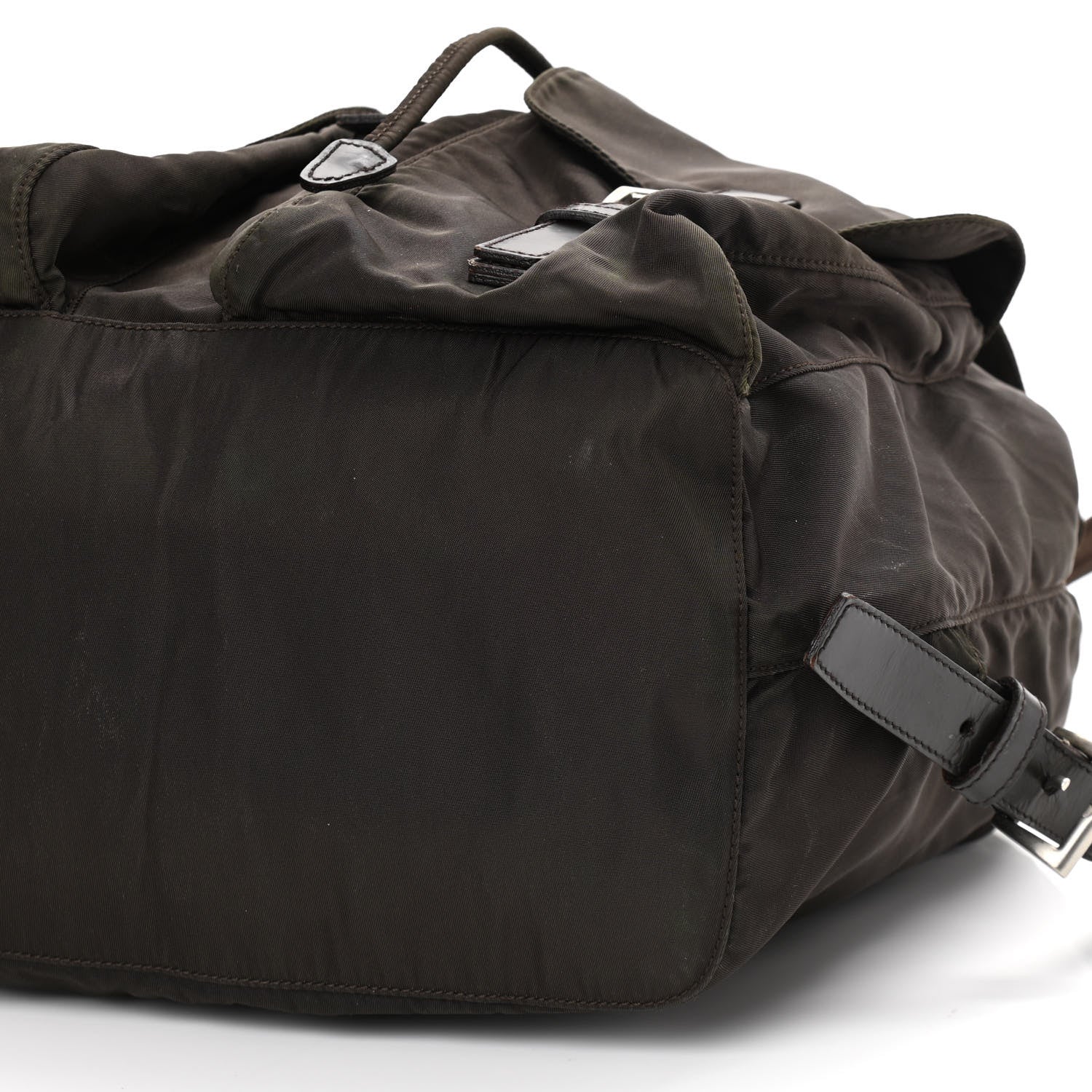 Prada Tessuto Nylon Vela Small Backpack Brown 9 of 10