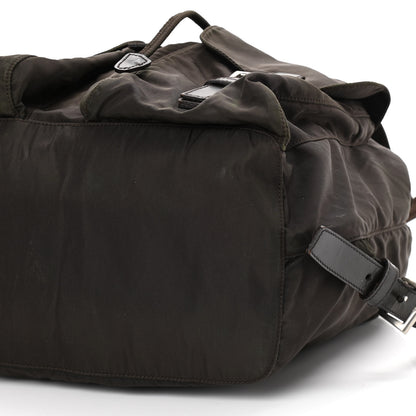 Prada Tessuto Nylon Vela Small Backpack Brown 9 of 10