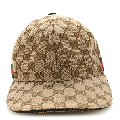 Gucci Monogram Web Baseball Hat M Beige Cocoa 3 of 9