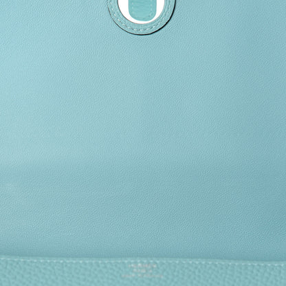 Hermes Togo Dogon Duo Wallet Bleu Atoll 10 of 10