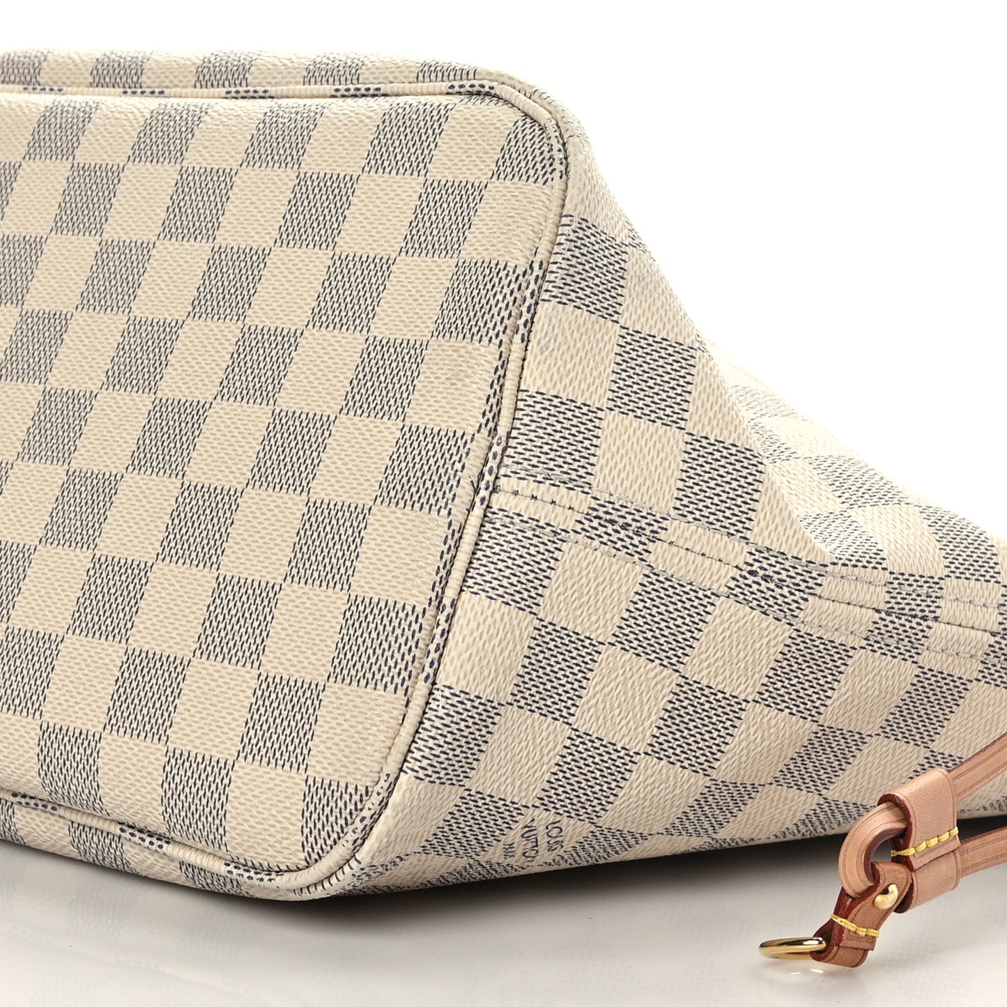 Damier Azur Neo Neverfull MM Rose Ballerine