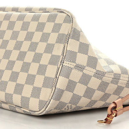 Louis Vuitton Damier Azur Neo Neverfull MM Rose Ballerine 9 of 9