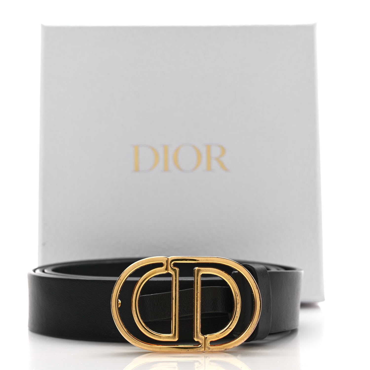 Christian Dior Calfskin CD Belt 90 Black 7 of 7