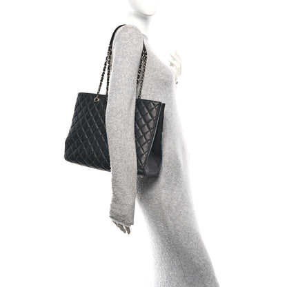 Chanel Caviar Quilted Large Shopping Tote Black 2 of 11