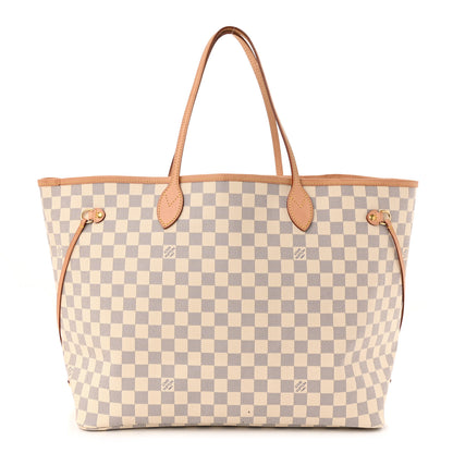 Louis Vuitton Damier Azur Neo Neverfull GM Rose Ballerine 3 of 13