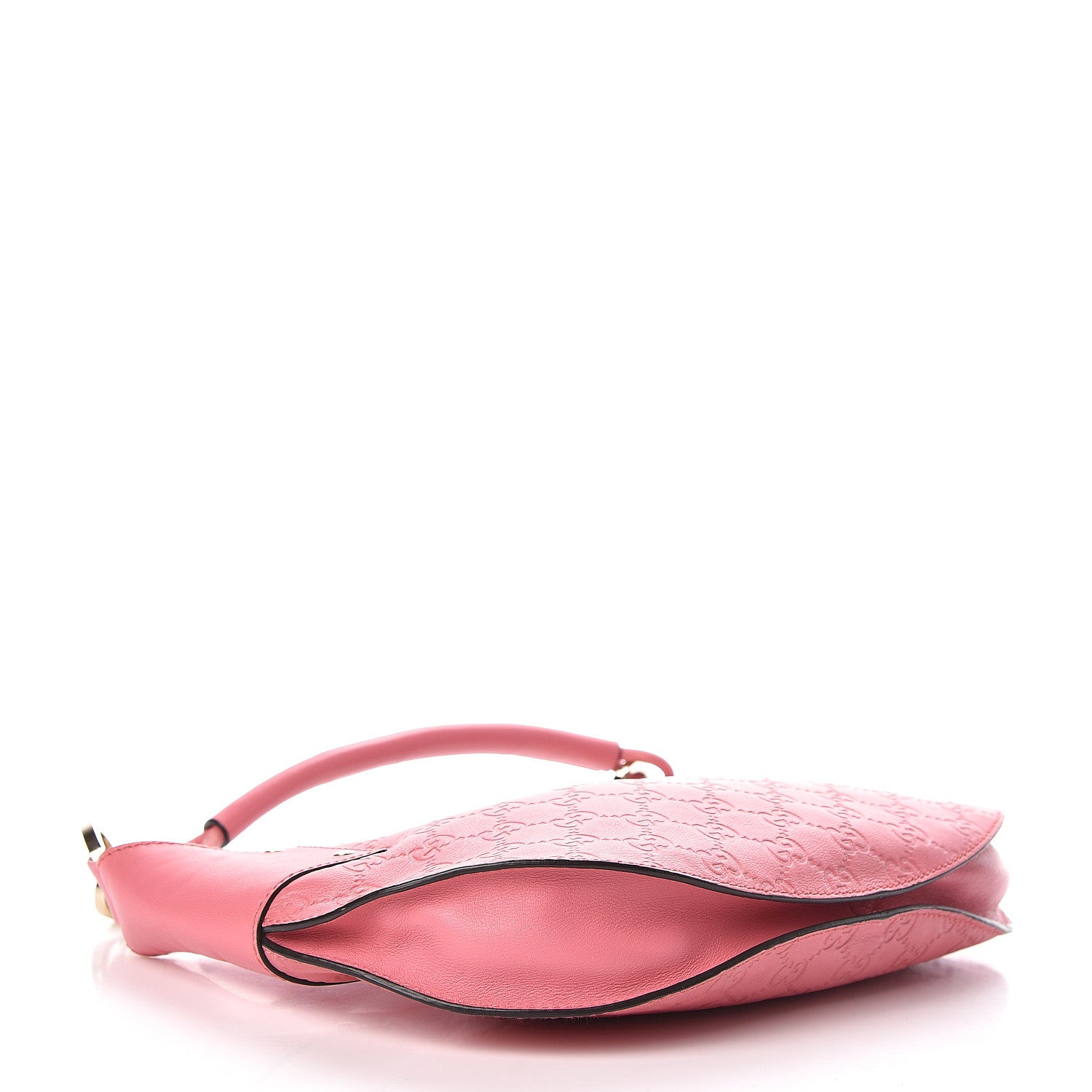 Gucci Guccissima Half Moon Hobo Sushi Pink 4 of 11