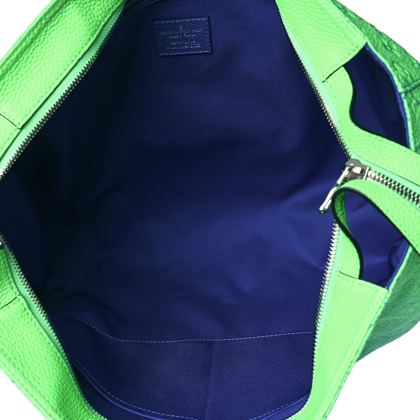 Taurillon Illusion Keepall Tote Bleu Vert