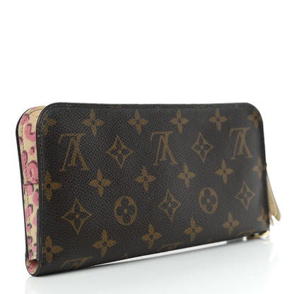 Louis Vuitton Monogram Leopard Insolite Wallet Blanc Corail 2 of 10