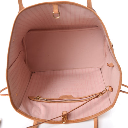 Louis Vuitton Damier Azur Neo Neverfull MM Rose Ballerine 6 of 10