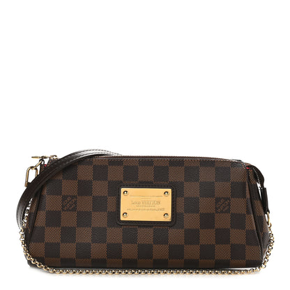 Louis Vuitton Damier Ebene Eva Clutch 1 of 11