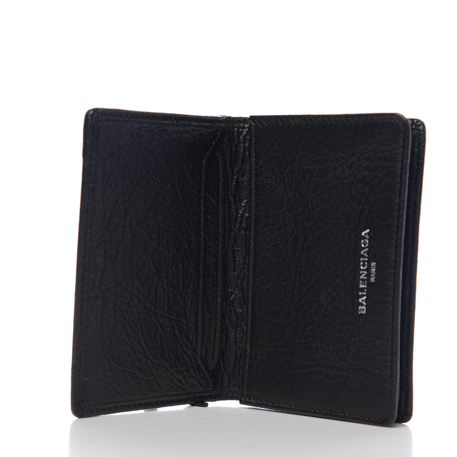 Balenciaga Agneau Classic Gold Hardware Card Case Black 4 of 7