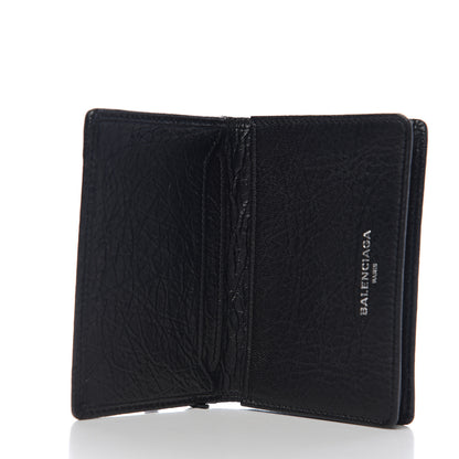 Balenciaga Agneau Classic Gold Hardware Card Case Black 4 of 7