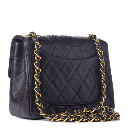 Chanel Lambskin Quilted Mini Square Flap Black 3 of 9