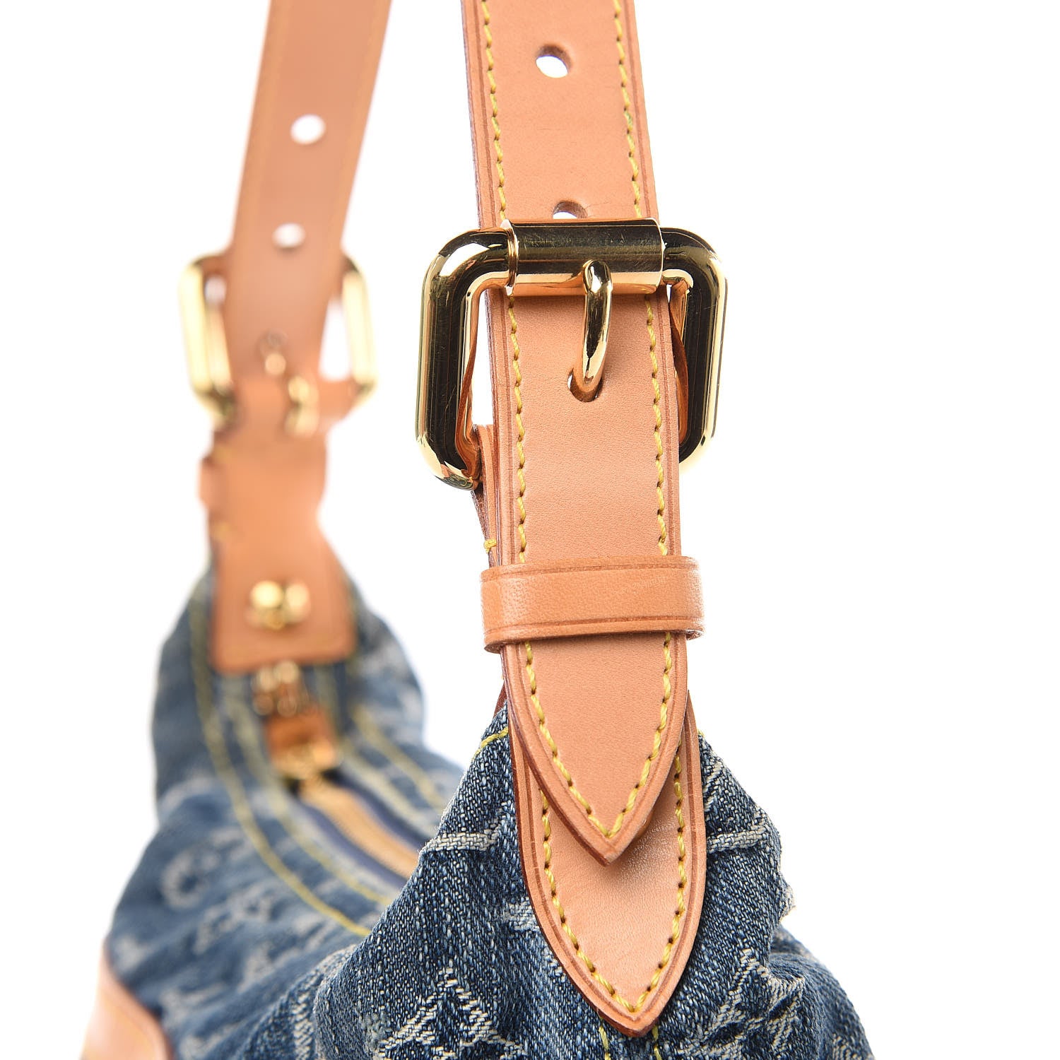 Louis Vuitton Monogram Denim Baggy PM Blue 10 of 12