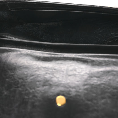 Christian Dior Monogram Flap Clutch Beige Black 5 of 13