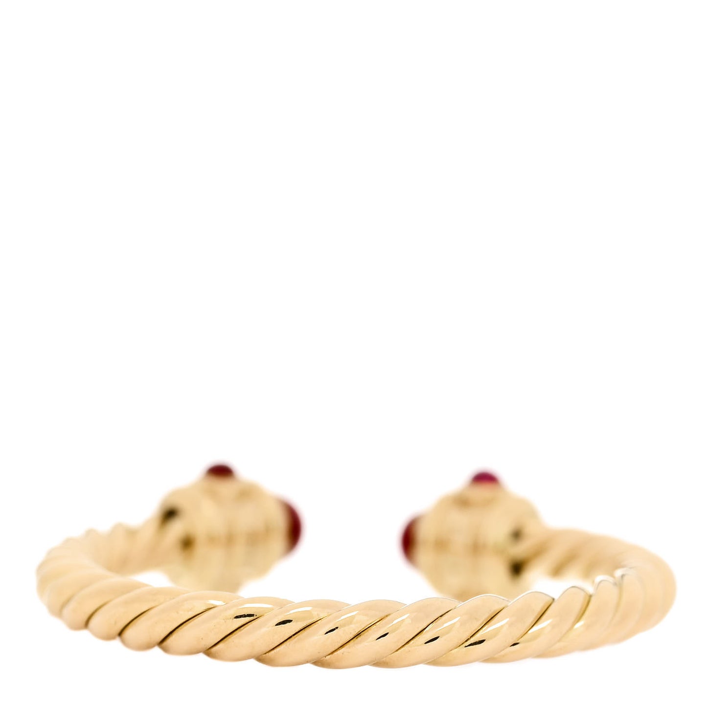 18K Yellow Gold Ruby Renaissance Ring 54 7