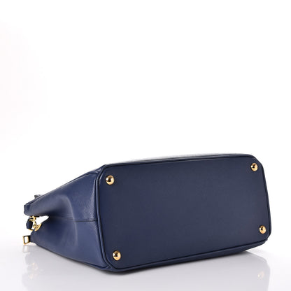 Prada Saffiano Large Galleria Double Zip Tote Bluette 5 of 11