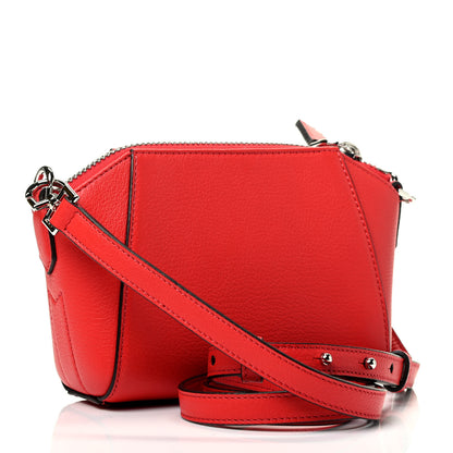 Givenchy Sugar Goatskin Nano Antigona Light Red 2 of 4