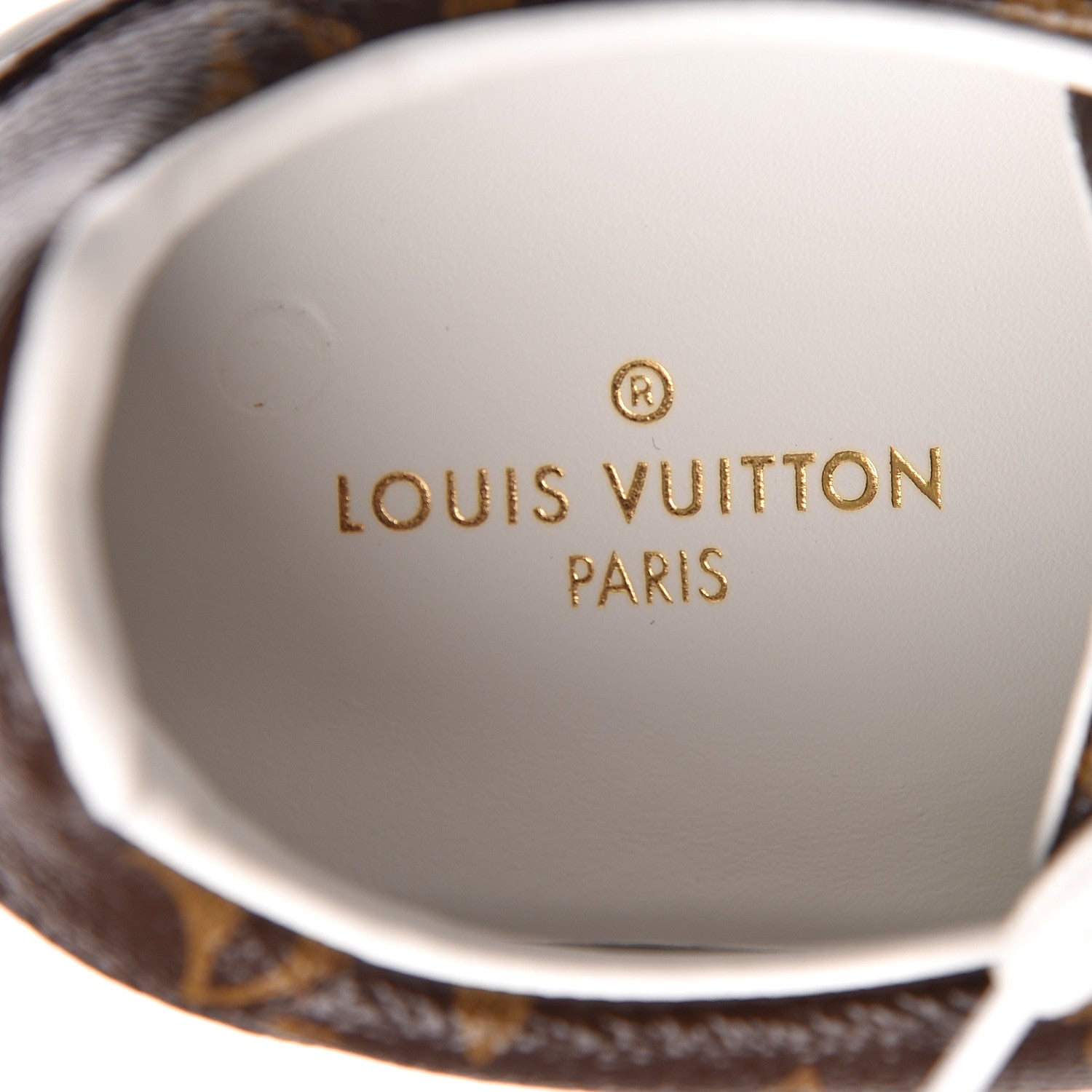 Louis Vuitton Calfskin Monogram LV Black Heart Sneakers 38.5 Cacao 6 of 9