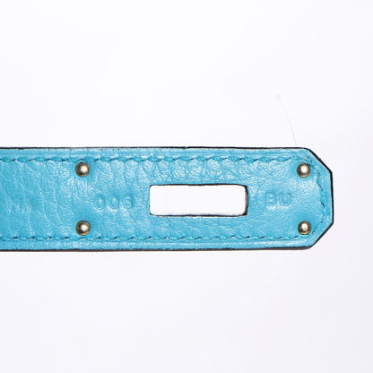 Hermes Togo Birkin 35 Bleu Saint Cyr 16 of 26