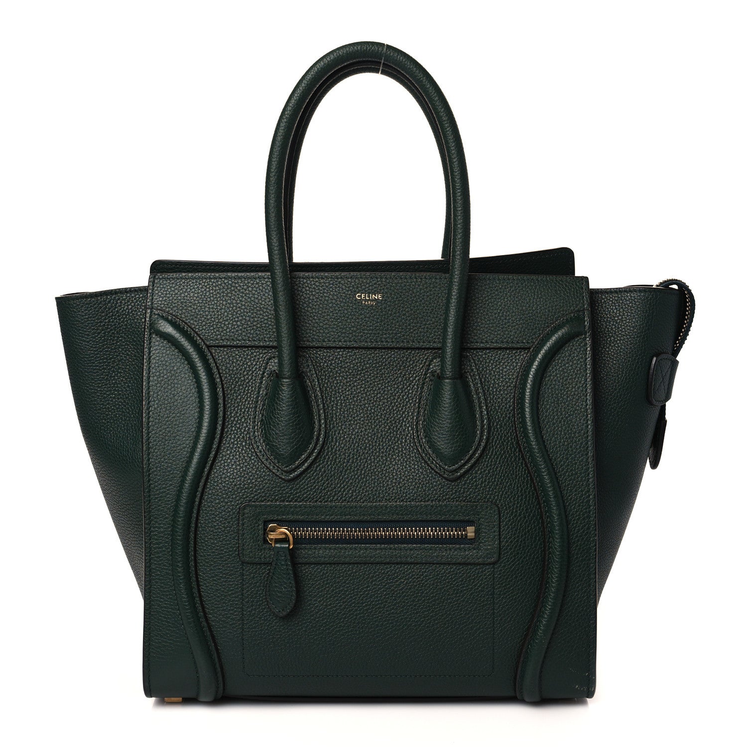 Celine Drummed Calfskin Micro Luggage Amazone 1 of 8
