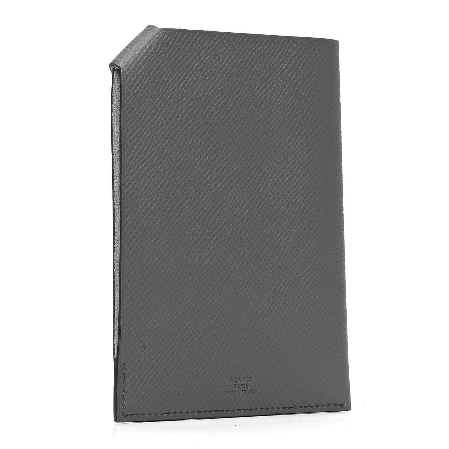 Hermes Epsom Tarmac PM Passport Holder Vert Amande 2 of 4