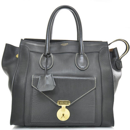 Celine Calfskin Mini Envelope Luggage Anthracite 1 of 8
