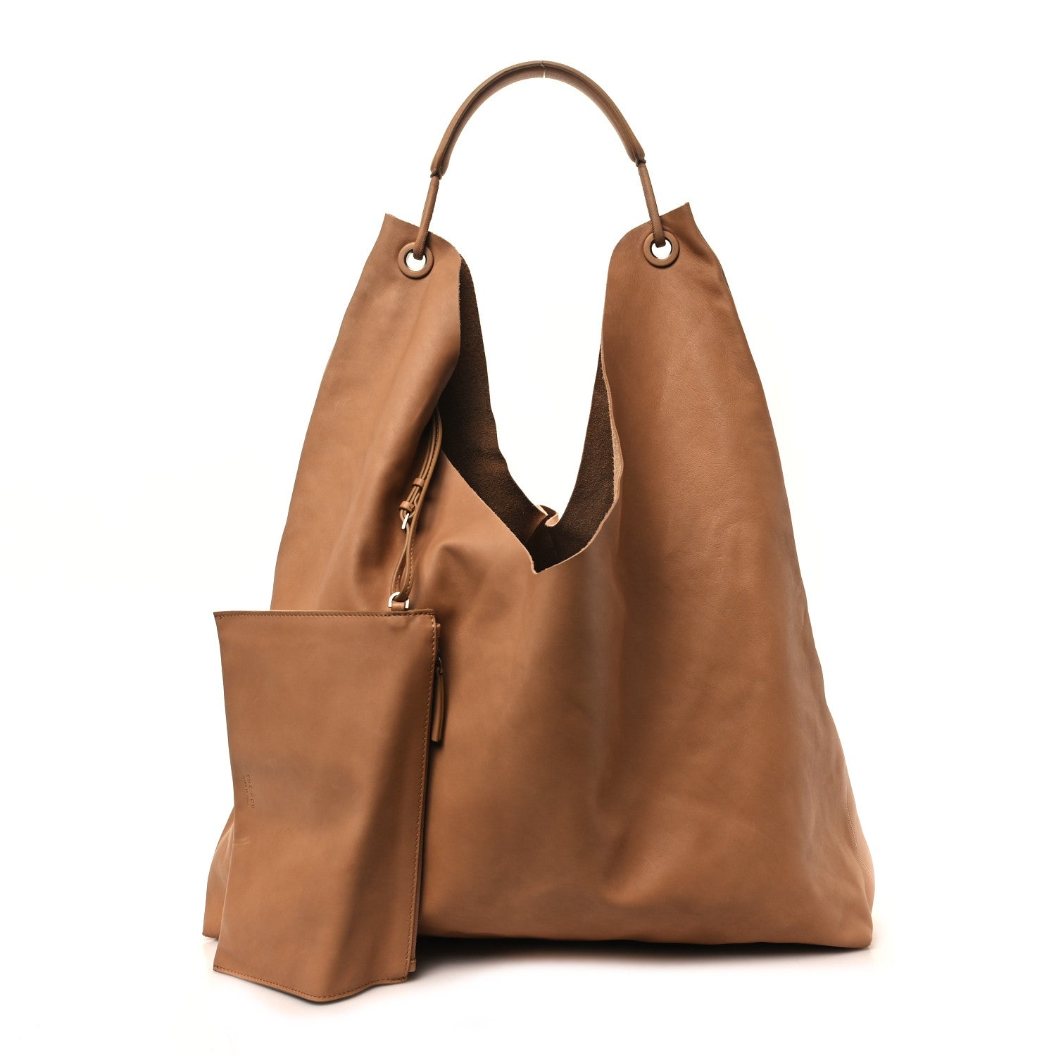 The Row Lambskin Bindle Three Bag Cream 3 of 11