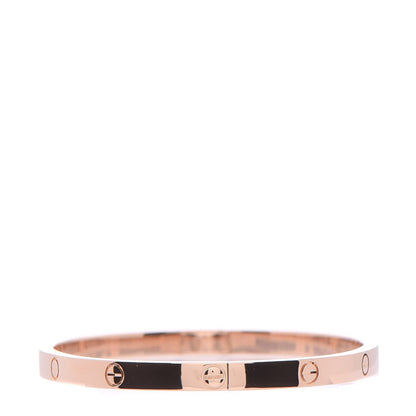 Cartier 18K Pink Gold Small LOVE Bracelet 15 4 of 9