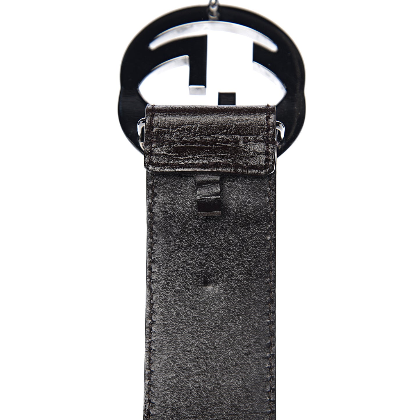 Calfskin Web Interlocking G Belt 95 38 Brown