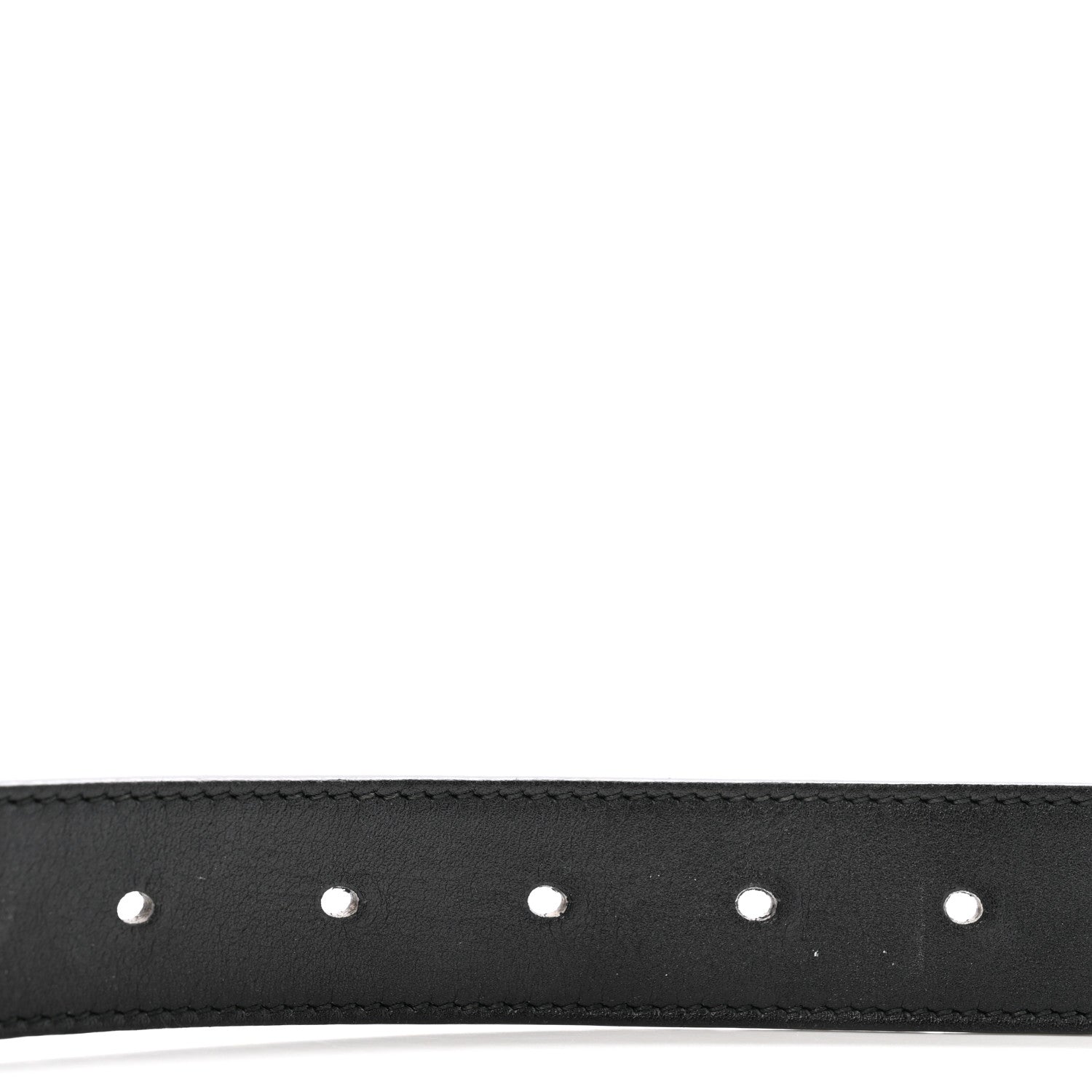 Gucci Calfskin Double G 30mm Belt 80 32 Black 3 of 6