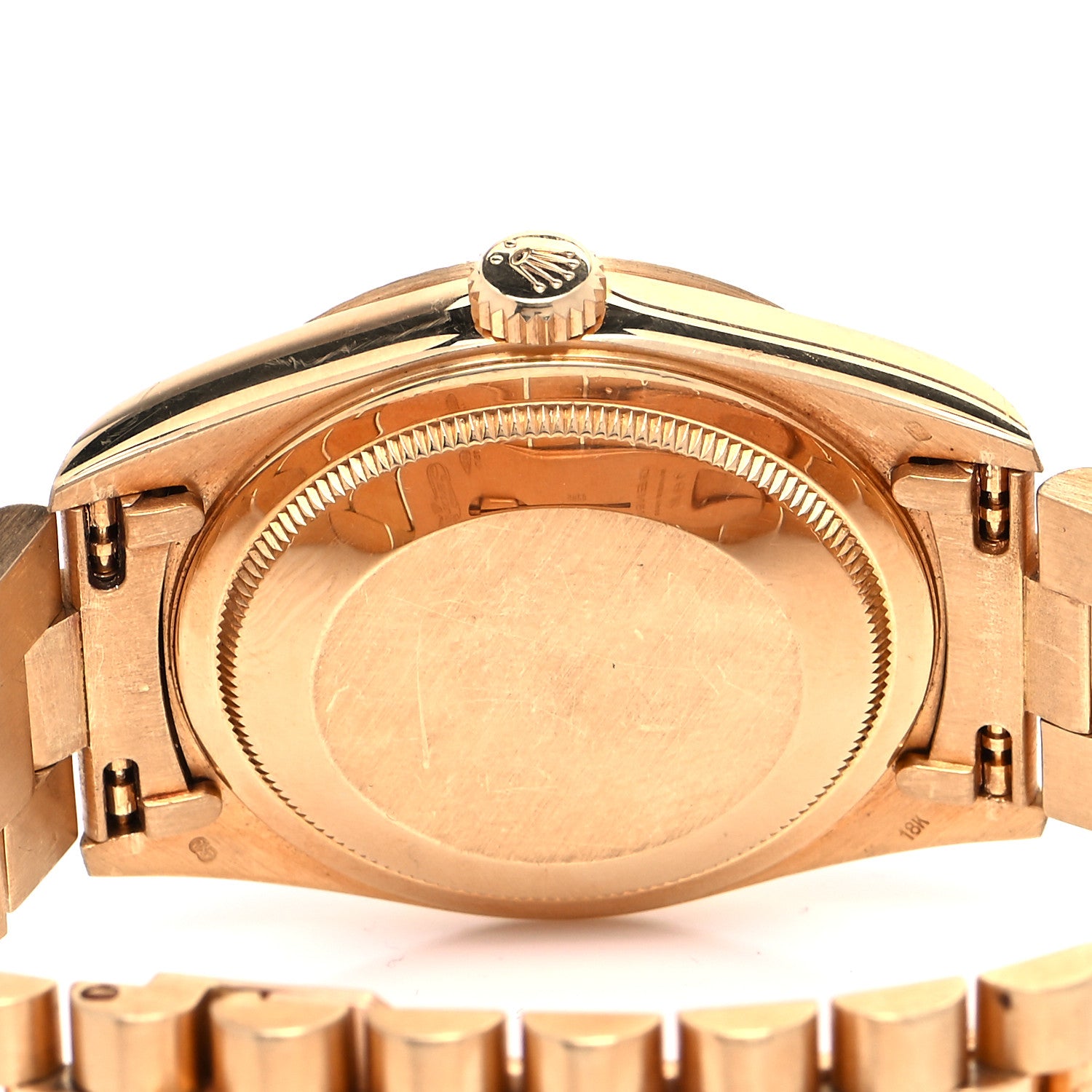 Rolex 18K Yellow Gold Diamond 36mm Oyster Perpetual Day-Date President Watch Champagne 18238 4 of 4