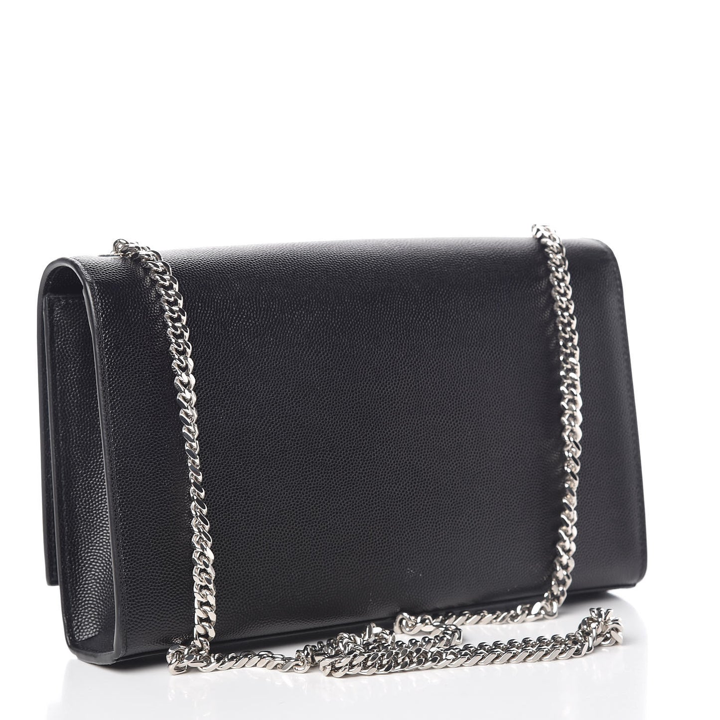 Grain De Poudre Medium Classic Monogram Kate Satchel Black