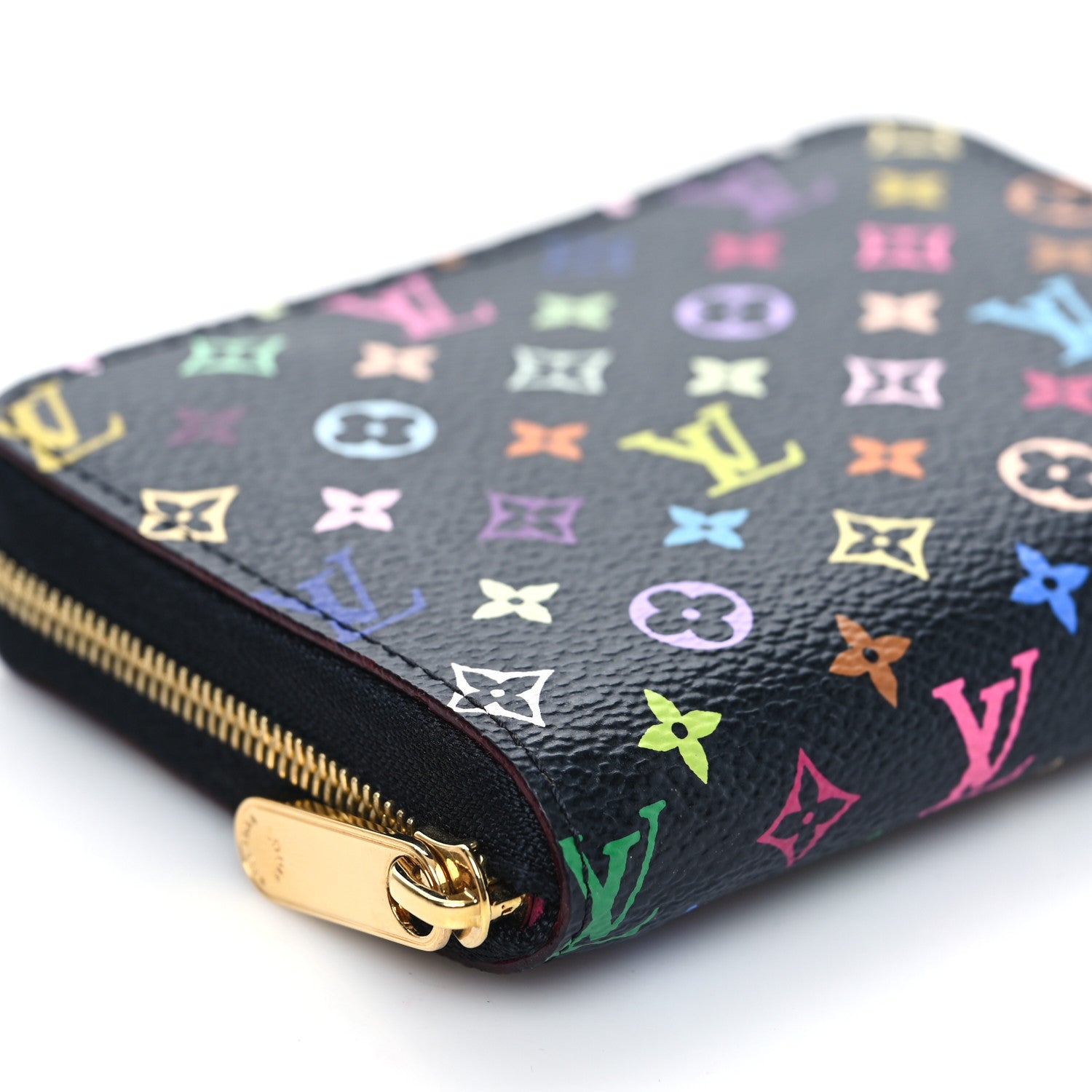 Louis Vuitton Monogram Multicolor Zippy Coin Purse Black Grenade 7 of 8