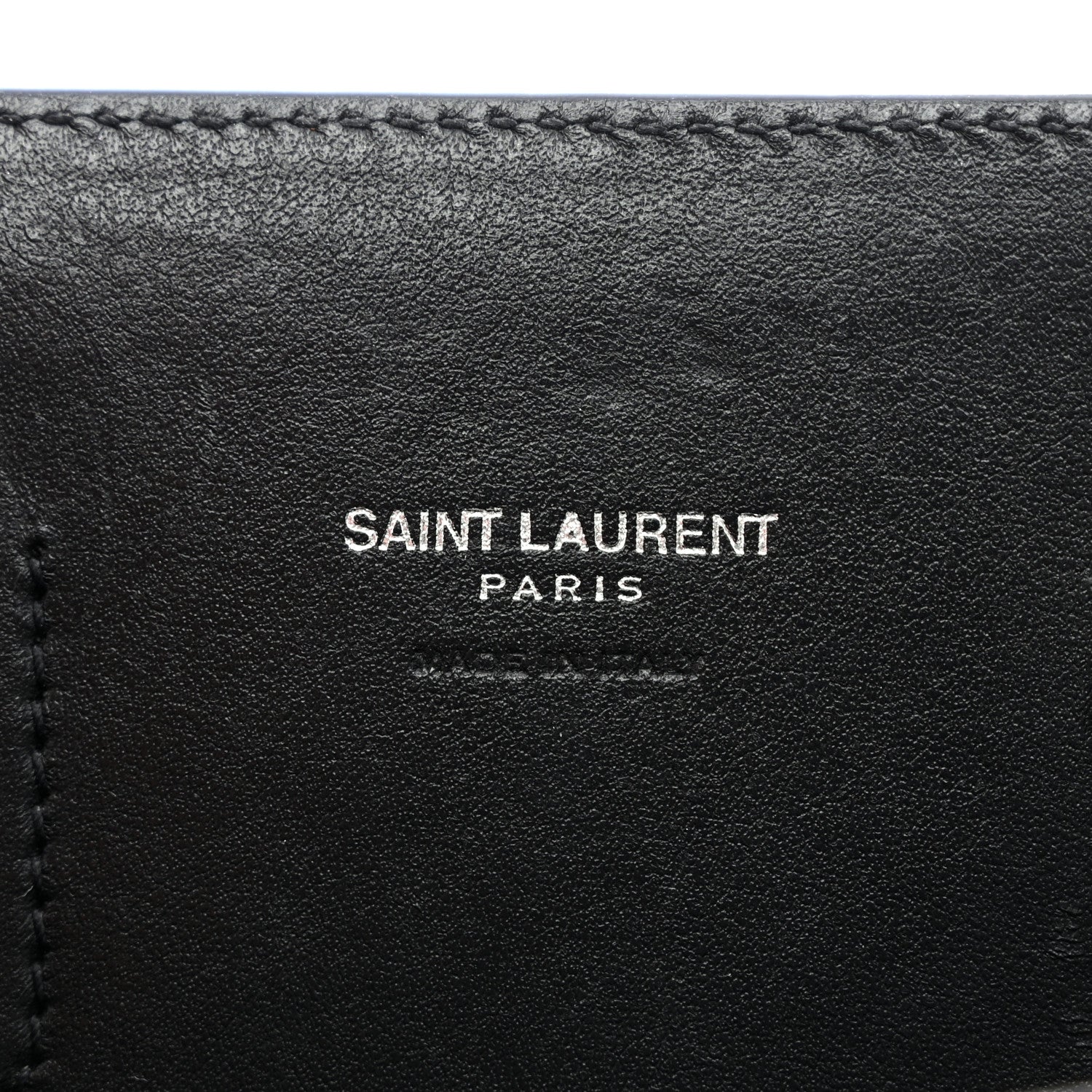 Saint Laurent Calfskin Crocodile Embossed Nano Sac De Jour Black 6 of 11