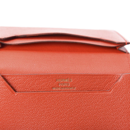 Hermes Chevre Mysore Bearn Card Holder Wallet Capucine 12 of 16