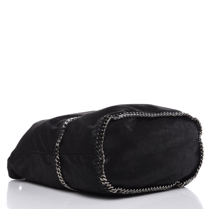 Stella McCartney Chamois Shiny Dotted Large Falabella Bucket Bag Ruthenium 4 of 10